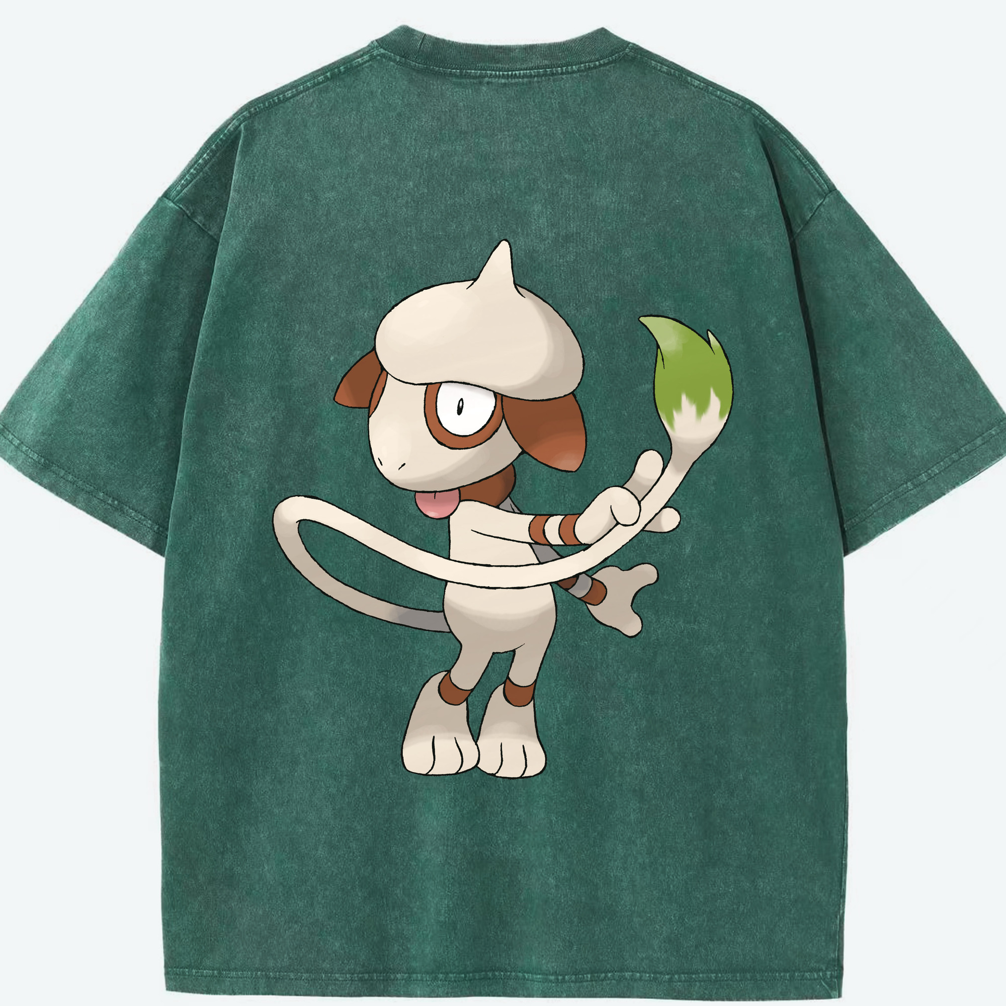 （画像用） ポケットモンスター Pokémon 綿100% ヴィンテージ風 半袖Tシャツ（背面プリント）